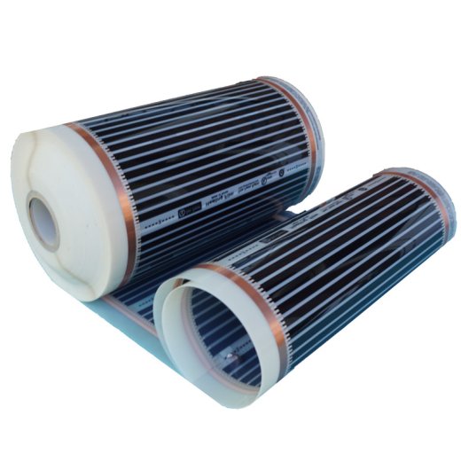 Heizfolie 500 Watt/m² 50cm breit 5,0m = 2,50m²