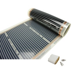 Heizfolie 500 Watt/m² 50cm breit 5,0m = 2,50m²