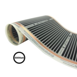 Heizfolie 500 Watt/m² 50cm breit 5,0m = 2,50m²
