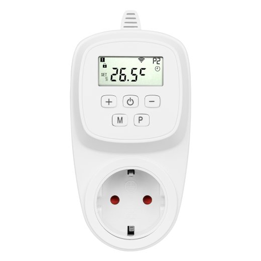 HT08 Unterputz Thermostatregler Wei&szlig;
