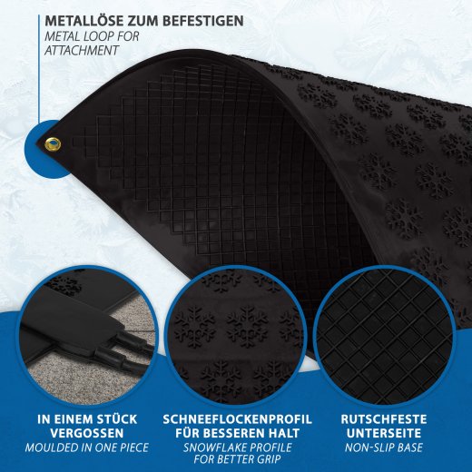 Modulare, wasserdichte Heizmatten für Treppen, Gehwege im Außenbereich