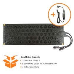 heizteppich für eintritt und treppen am draußen