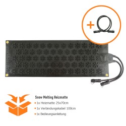 heizteppich für eintritt und treppen am draußen