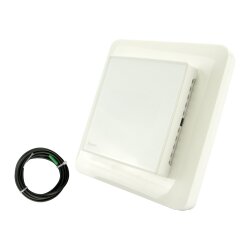 Heatit Z-wave Digital Thermostat white Front View
