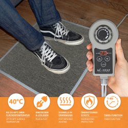 Warm Feet Heizteppich 50x55cm 70Watt