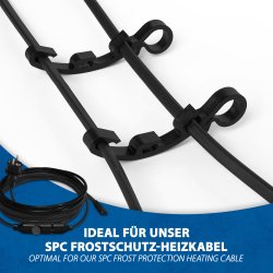 Halterung für Dachrinnenheizung - groß - 50er Set