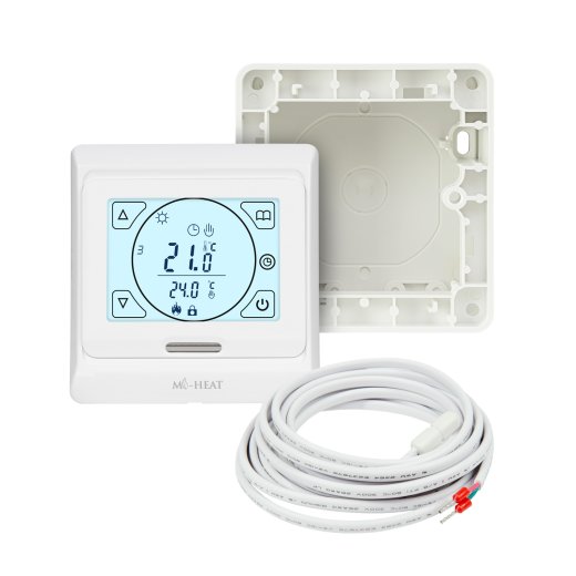 E91AP Touch Thermostat Surface Mount Side View