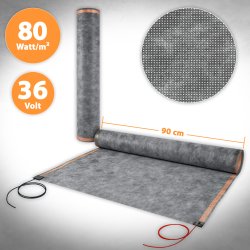 36V Heating Film Perforated 90cm wide 80W/m²