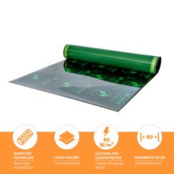 Laminate Parquet Vinyl underfloor heating
