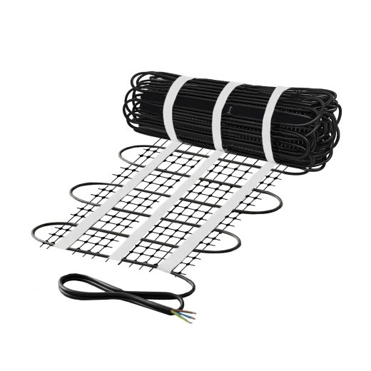 230V Freiflächenheizung für Gussasphalt auf Netzträger 300Watt/m²  2m²