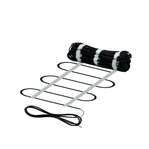 230V open space heating without grid support 300Watt/m² 10m² under sand bed, under paving stones, in concrete, cement, gravel, and screed