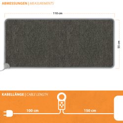Warm Feet Heizteppich 55x110cm 155Watt
