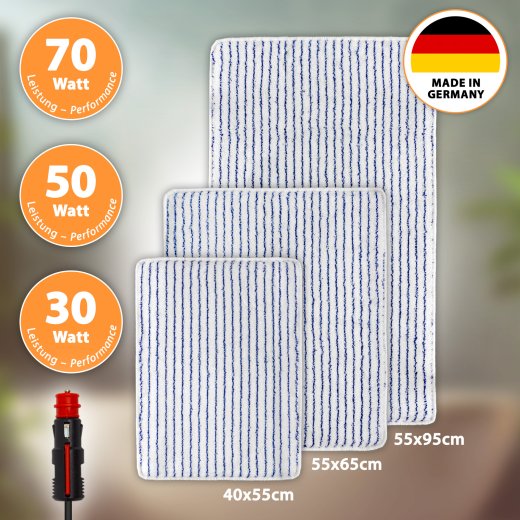 100x140cm beheizbare Fußmatte mobile Wärmematte Bodenmatte Wohnwagen  Camping