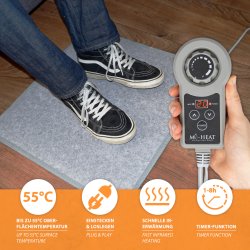 Carbon Feet 55x110cm PVC Infrarot Heizmatte 155Watt
