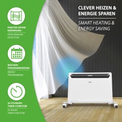 Ballu Rapid 1500 Watt - Smarte WiFi Konvektorheizung