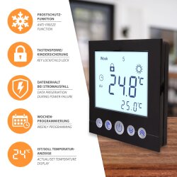C16 Digital Thermostat Vorderansicht