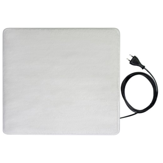 230V heated bathroom mat, white, three sizes: 55x40cm, 55x65cm, 55x95cm 30W