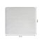 230V heated bathroom mat, white, anti-slip 55x40cm 30W