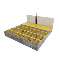 Mi-Heat® Gold Slim Heizmatte 150W/m², 25cm breit, 5m lang - 1,25m²