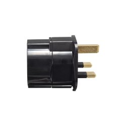 Travel adapter from EU (type C/E/F) to UK (type G)