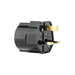 Travel adapter from EU (type C/E/F) to UK (type G)
