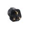 Travel adapter from EU (type C/E/F) to UK (type G)