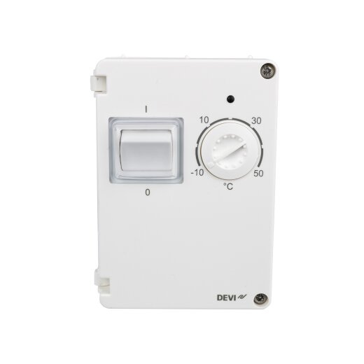 DEVIreg 610 Aufputz Thermostat f&uuml;r K&uuml;hl- und Heizbetrieb