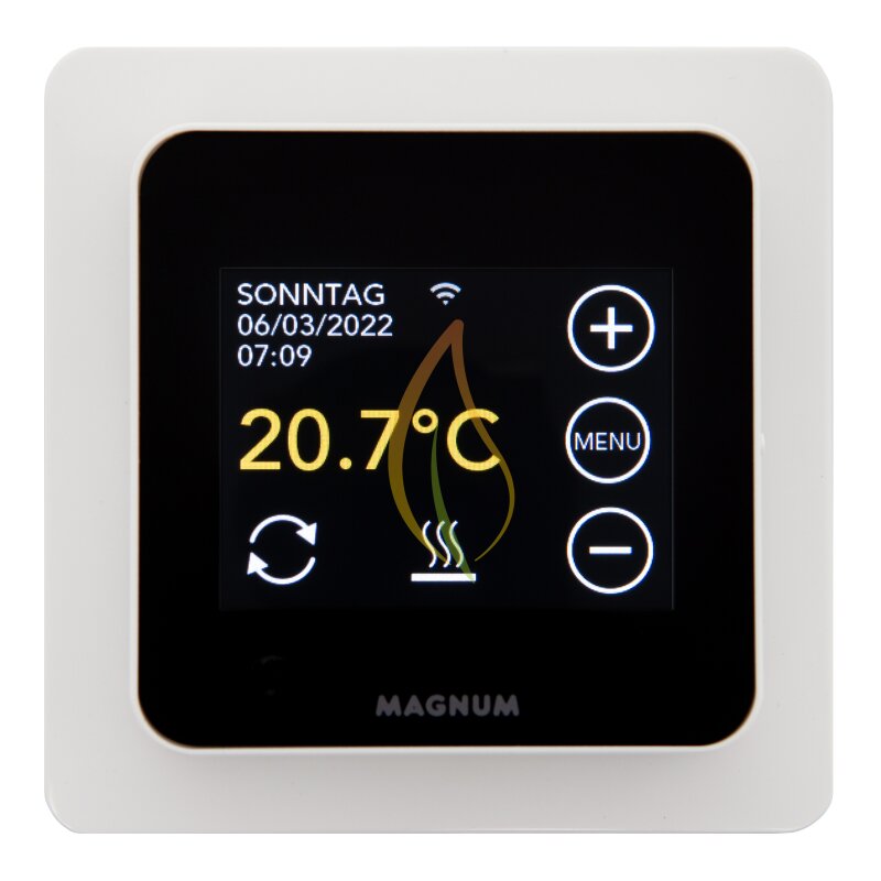 Magnum MRC WiFi Smart Thermostat mit TuyaSmart App, weiß