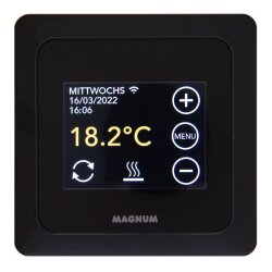Magnum MRC WiFi Smart Thermostat, schwarz