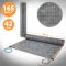 42V Heizfolie Perforiert 90cm breit 165W/m² 2,0m - 298W