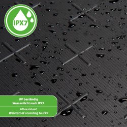 Mi-Heat Gummi-Heizmatte Pro-Mat 60x90cm 225Watt IPX7 UV beständig Wasserdicht