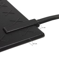 Mi-Heat Gummi-Heizmatte Pro-Mat 60x90cm 225Watt matte 0,7cm dick matte mit kabel bereich 1,1cm dick