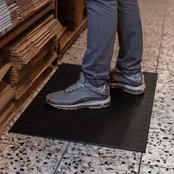 Mi-Heat Gummi-Heizmatte Pro-Mat 60x90cm 225Watt mit Schuhen begehba
