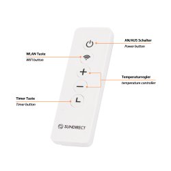 Hybrid WiFi Infrared Heating 500-1000Watt