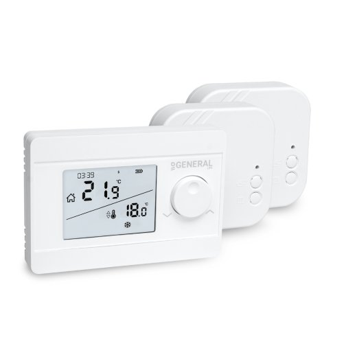 Funk-Raumthermostat Set Mi-250S RF mit 2 Empfängern