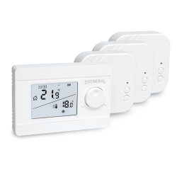 Funk-Raumthermostat Set Mi-250S RF mit 3 Empfängern