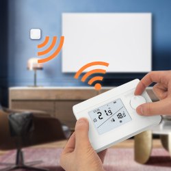 Funk-Raumthermostat Set Mi-250S RF mit 3 Empfängern