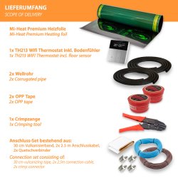Complete set premium heating film for vinyl 20m
