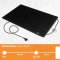 17/5 Heizteppich Chenille Black