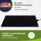 Mi-Heat Gummi-Heizmatte 60x100cm, 300W mit 2,4 Meter Anschlusskabel bis zu 60°C oberflächen temperatur schnelle und gleichmäßige erwärmung