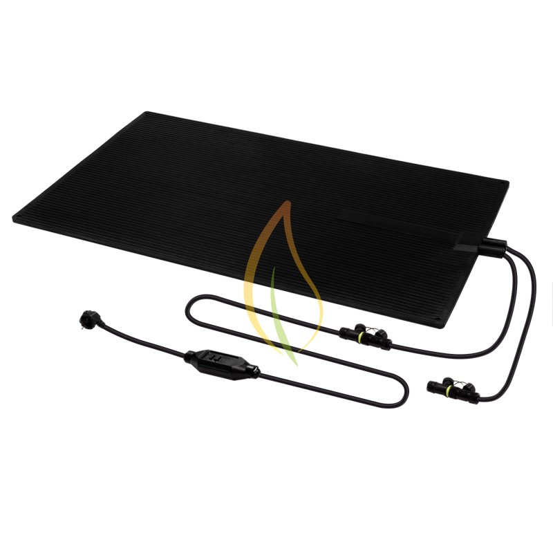 Mi-Heat Gummi-Heizmatte 60x100cm, 300W mit 1,9 Meter Anschlusskabel und FI-Schutzschalter