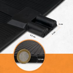 Mi-Heat rubber heating mat 25x94cm, 120W with 2.4m connection cable