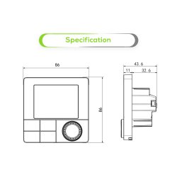 Complete set Premium heating film for parquet & laminate 20m
