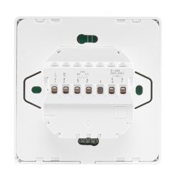 Mi-Heat M2 Wifi Thermostat schwarz Rückseiten ansicht