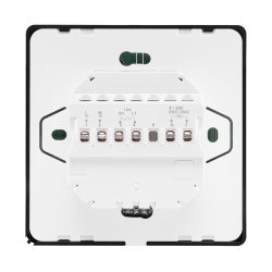 Mi-Heat M2 Wifi Thermostat schwarz Rückseiten ansicht