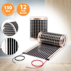 12V Heating Film 30cm wide 150W/m² 1,0 meter