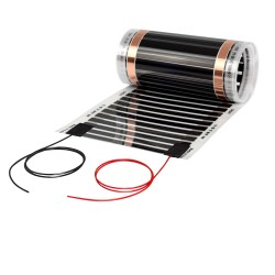 48V Heizfolie 20cm breit 120W/m² 3,5 Meter