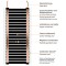 48V Heizfolie 20cm breit 120W/m² 3,5 Meter