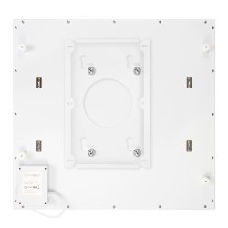 IC400-Plus weiß Infrarotheizung 400Watt + Smart1.0 WiFi rückseite mit befestigung abgebildet