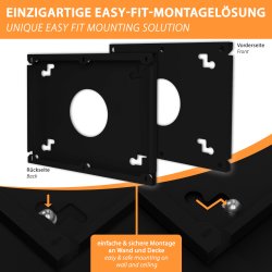 IC900-Plus Infrarotheizung schwarz 70x125cm 900Watt + Smart 1.0 Thermostat